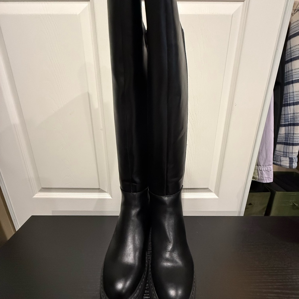Steve Madden Black Winter & Rain Boots